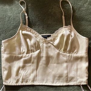 Ivory crop top